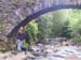 Angela underneath bridge