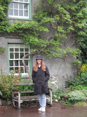 Angela outside Hilltop1