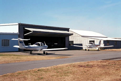 Airport where Iain flys