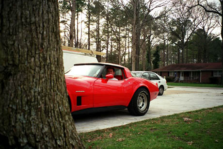 Rob driving Stingray